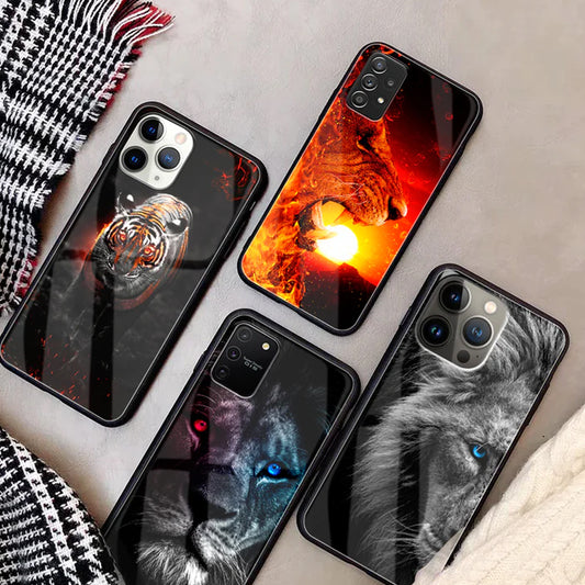 Tiger Series - HQ Ultra Shine Premium Glass Phone Case All Models