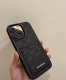 Karl Lagerfeld monogram with integrated card holder