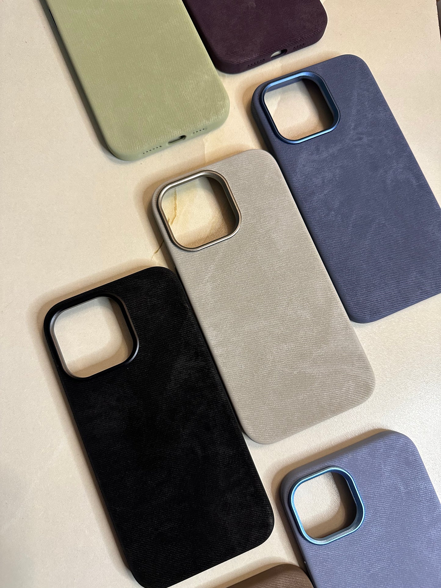 Alcantara iPhone premium case