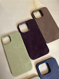 Alcantara iPhone premium case