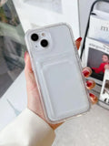 Silicone Transparent case with card holder