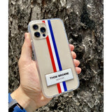 Luxury iPhone clear case - T.B