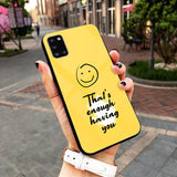Yellow Background Quotes Series Premium Glass Phone Case All Models