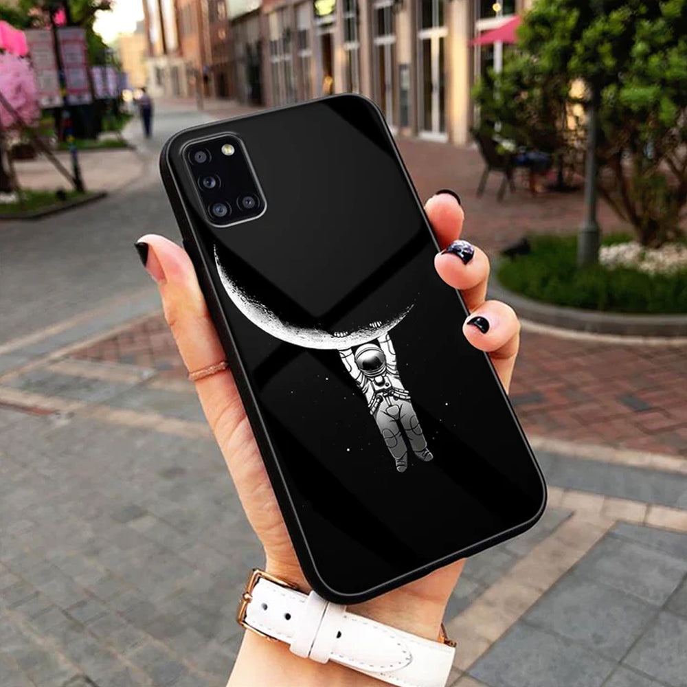 Space Astronaut Premium Glass Phone Case All Models