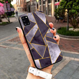 Geometric Marble Premium Glass Phone Case All Models