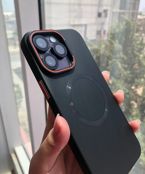 Luxury Matte Glass Magsafe Case