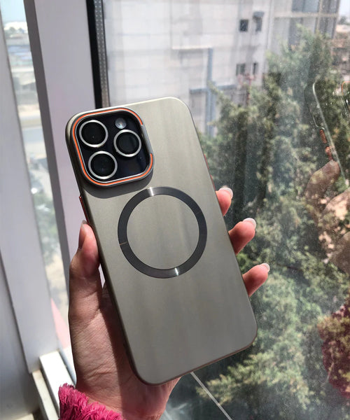 Luxury Matte Glass Magsafe Case