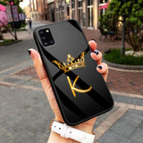 King A to Z Alphabet Series Premium Glass Case All Models