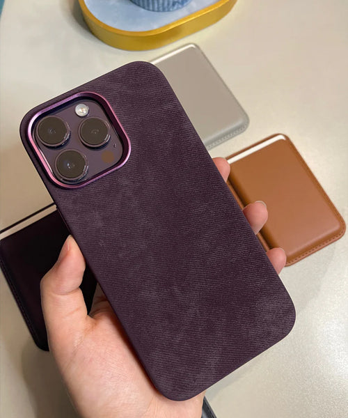 Alcantara iPhone premium case