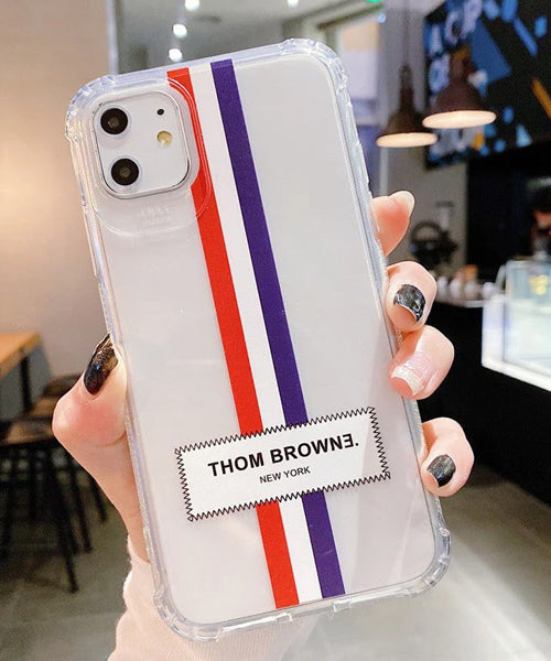 Luxury iPhone clear case - T.B