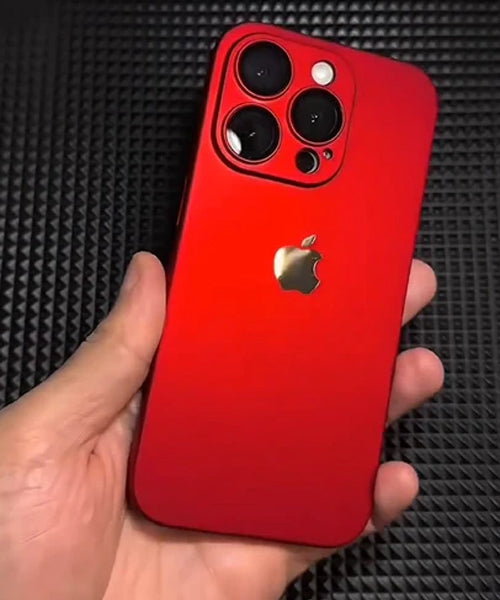 Premium Matte with Shine Logo with Camera Protection case
