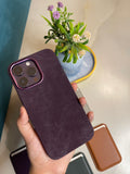 Alcantara iPhone premium case