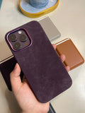 Alcantara iPhone premium case