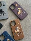 Boris Horse Leather Case