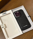 Karl Lagerfeld monogram with integrated card holder