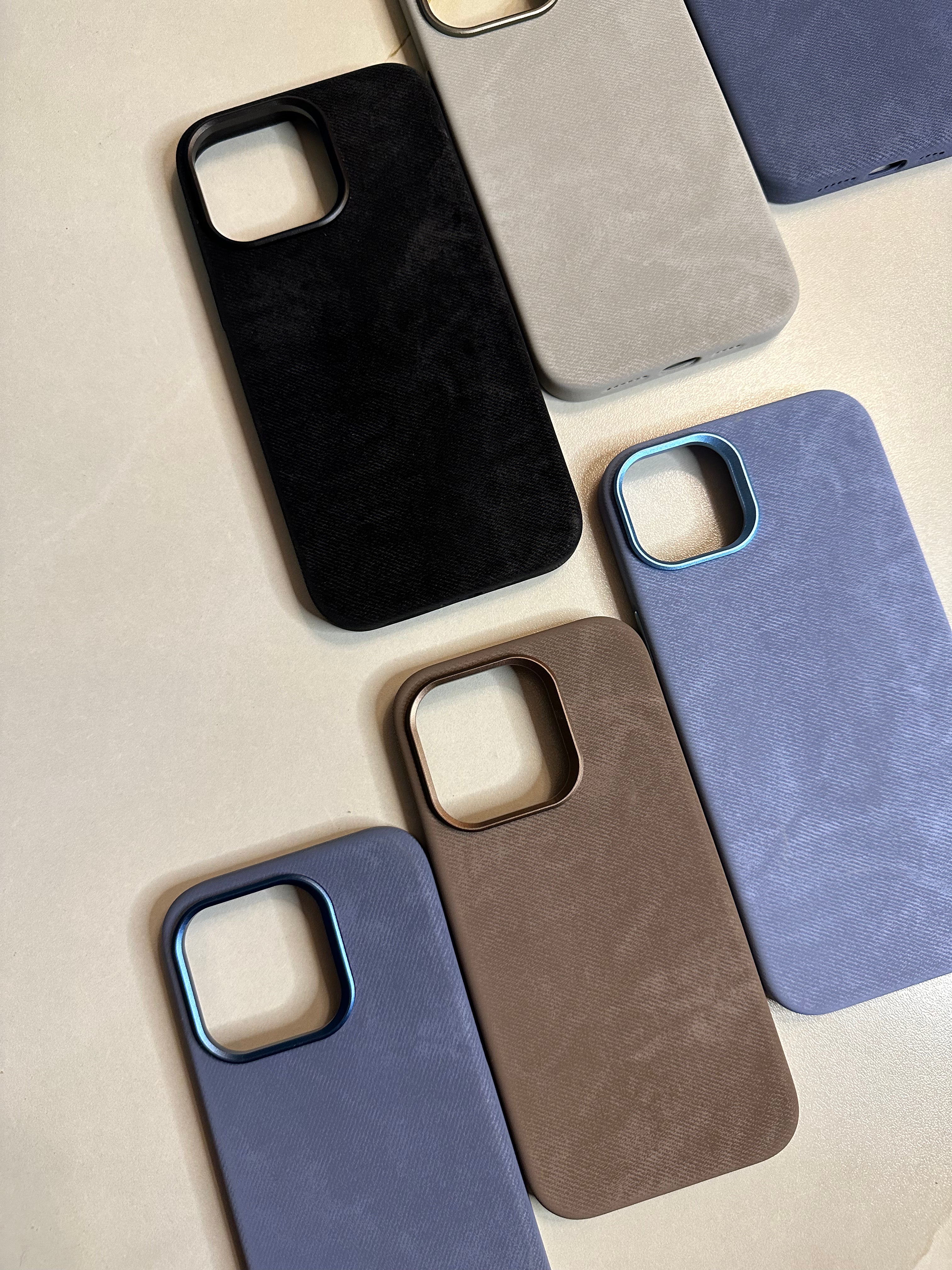 Alcantara iPhone premium case