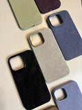 Alcantara iPhone premium case