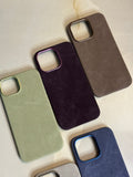 Alcantara iPhone premium case