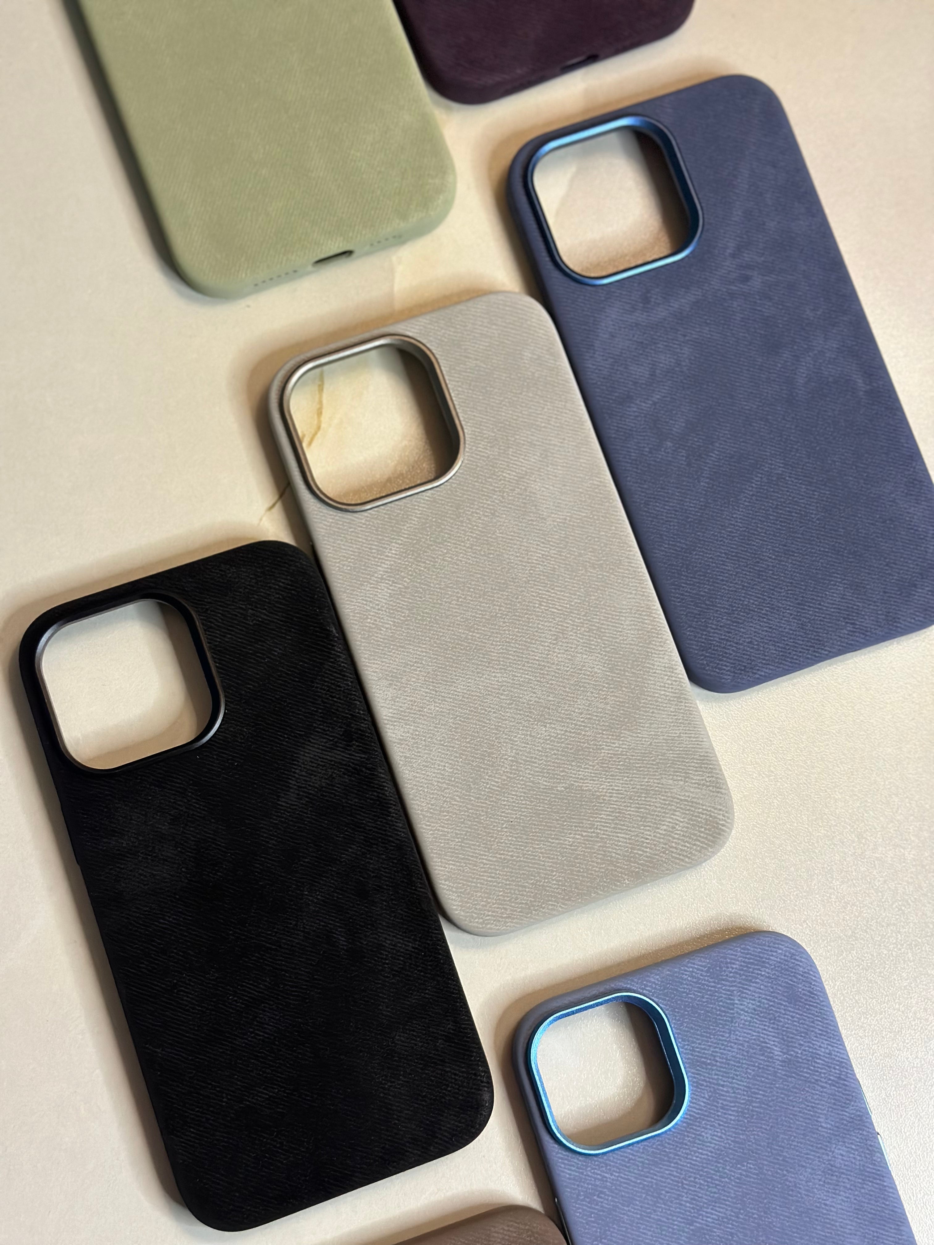 Alcantara iPhone premium case