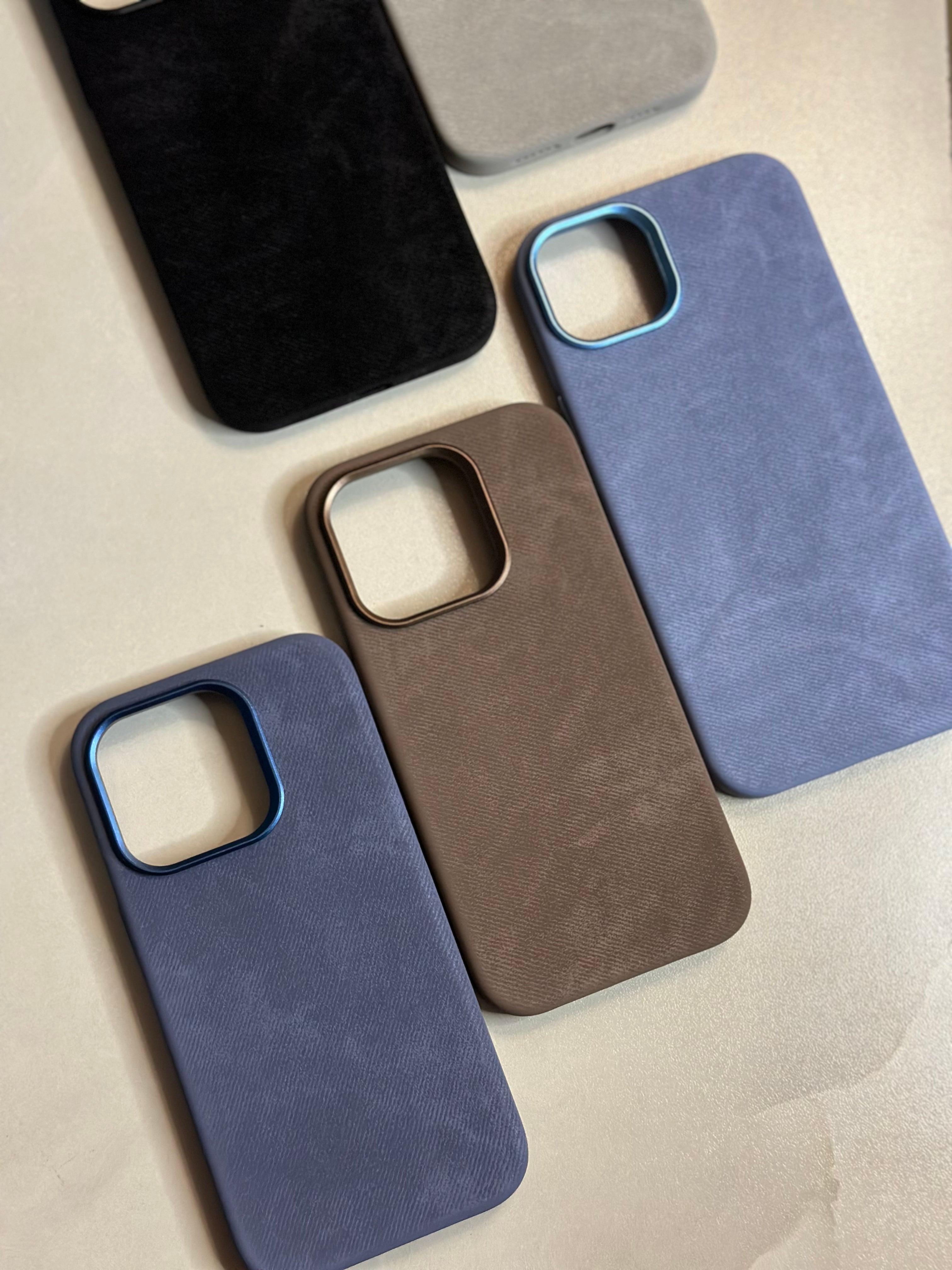 Alcantara iPhone premium case