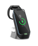 Green Lion 4 in 1 Fast Wireless Charger 15W w/ Type-C Port, 60 Degree Ergonomic Design, Wireless Charging Dock Station