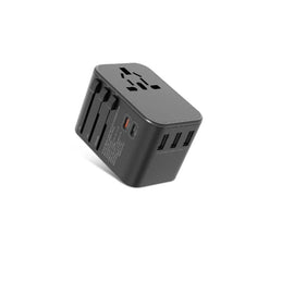 Multifunction Travel Adapter ( 3 USB Port / 2 USB-C ) PD 20W - Black