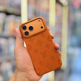 Branded Leather L-V iPhone case