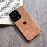 Premium suede anti-slip iPhone case