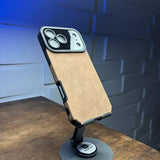 Premium suede anti-slip iPhone case
