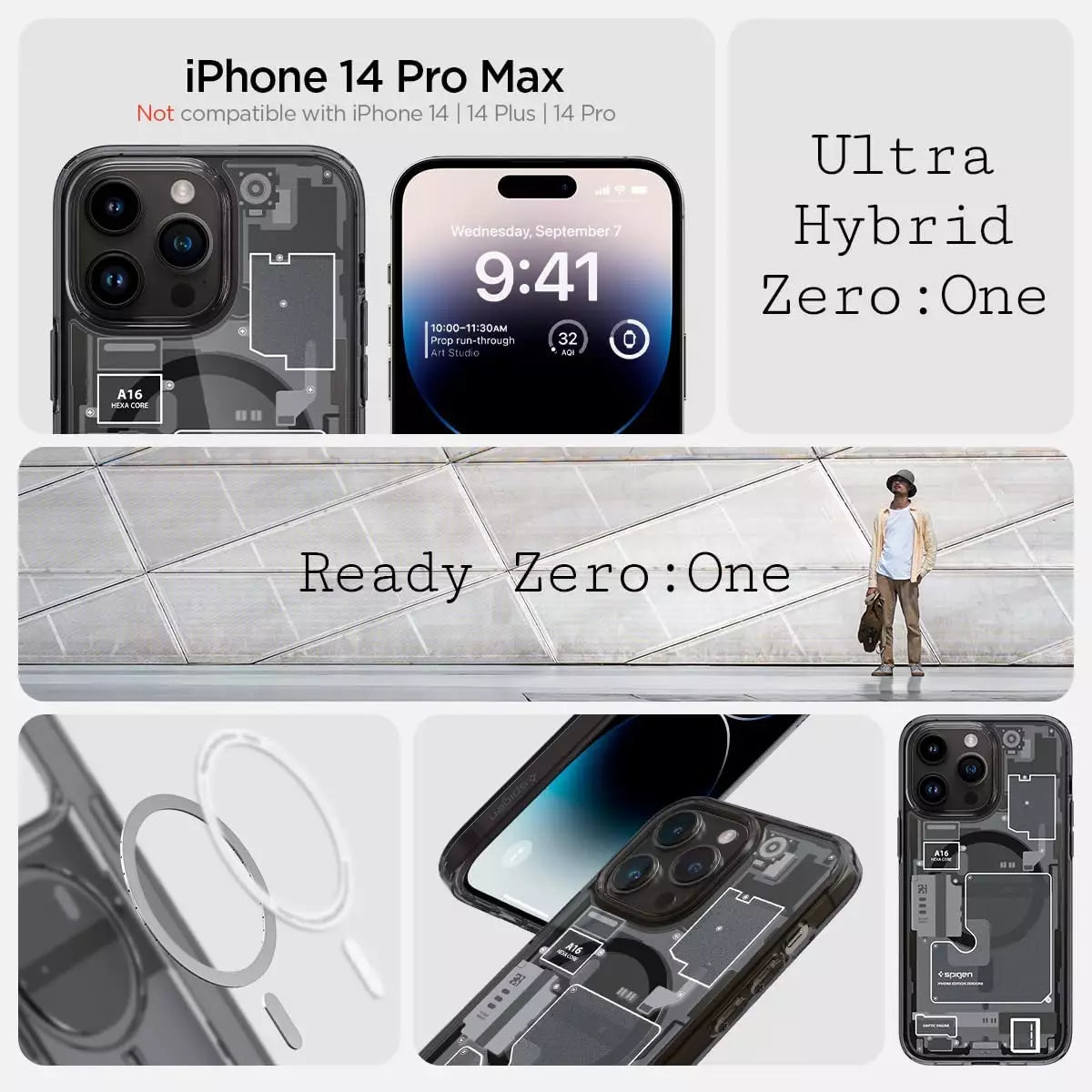 Apple iPhone 14 Pro Max Ultra Hybrid MagFit MagSafe Enabled Case