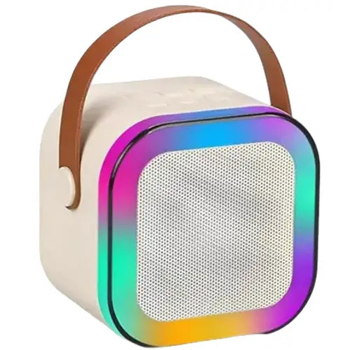 Mini Bluetooth Speaker and Mic with LED Lights