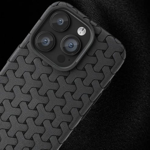 Woven Pattern Dissipate Heat iPhone case