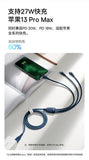 Baseus Flash Series Ⅱ Charging Cable U+C to M+L+C